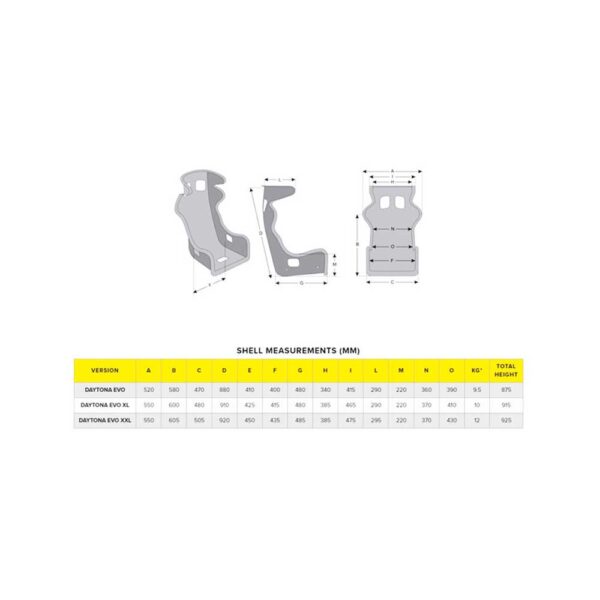 MOMO Daytona Evo Bucket Racing Seat