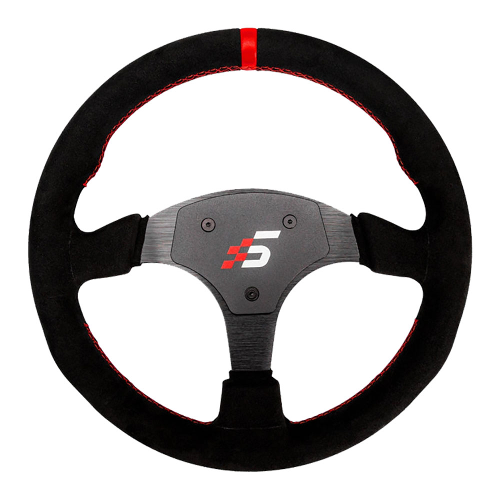 Simagic P-330R Round Steering Wheel, Suede
