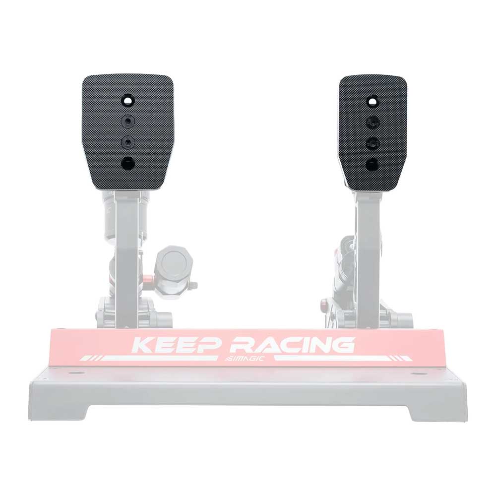 SIMAGIC Flat Dual Pedal Plates Set for P1000/P1000i Systems