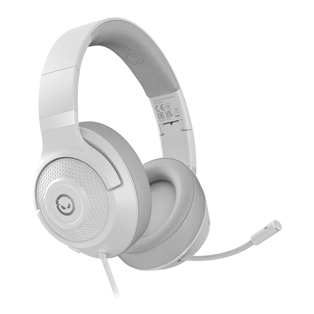 LORGAR Noah 101 Gaming Headset with Microphone White